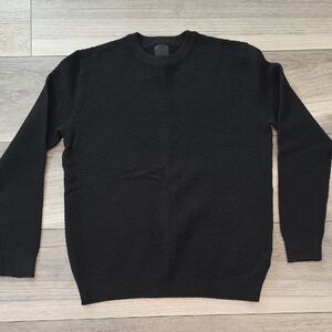 H&M Black Crewneck Sweater with Classic Design